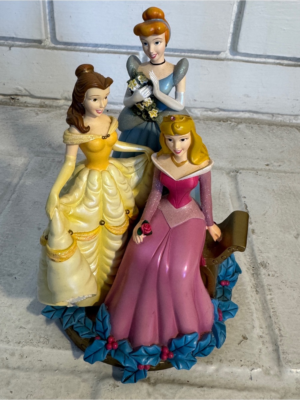Authentic Disney Parks Princesses Resin Figurine Tabletop Statue: A, B, C